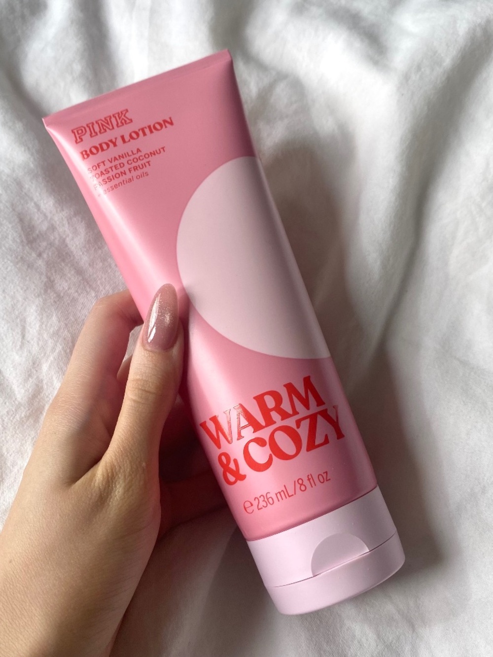 vs pink warm and cozy body lotion